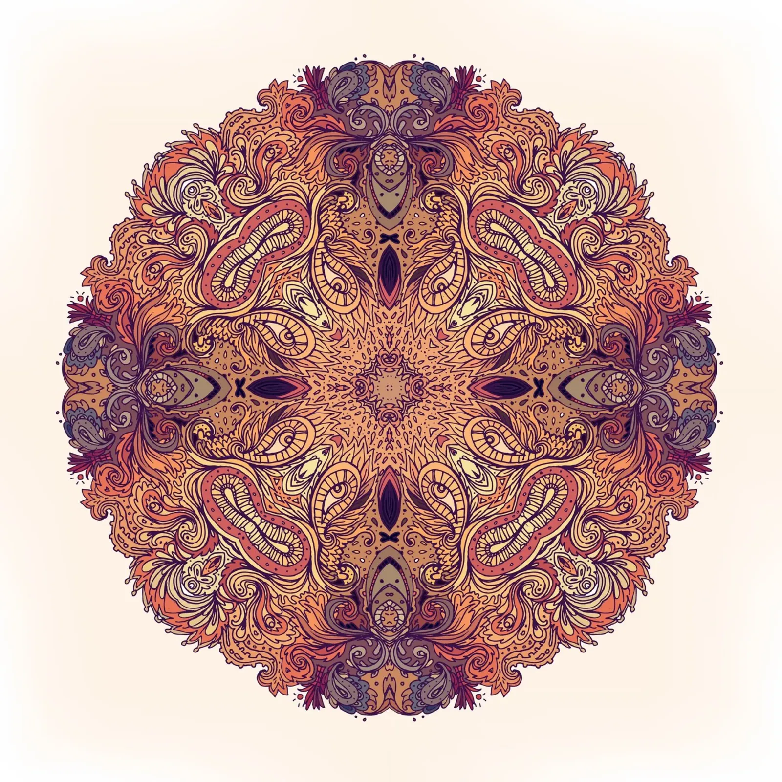 Mandala floreale pellicola backlit da Spiritual Touch