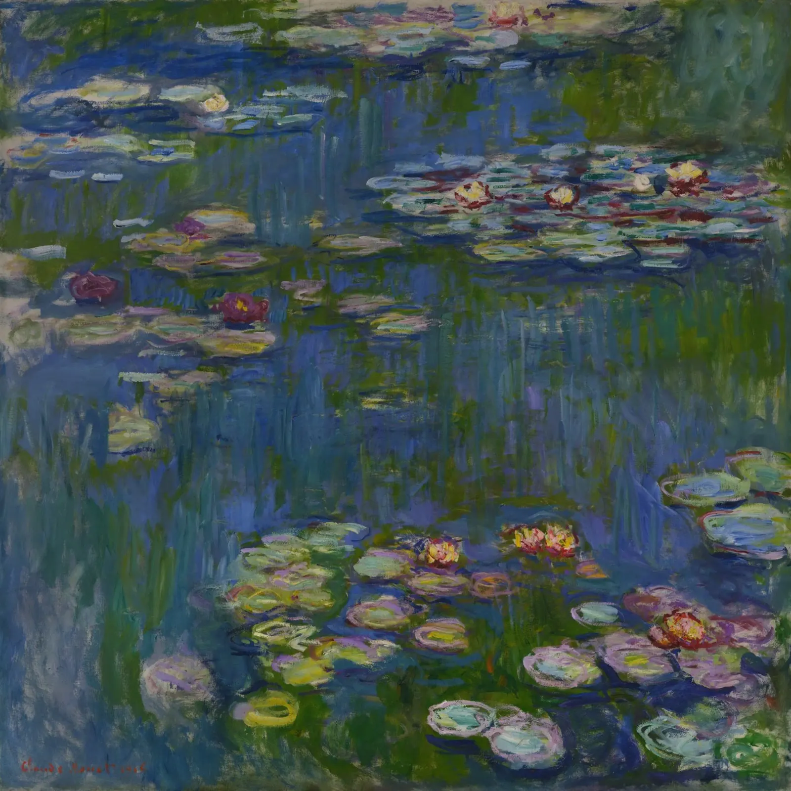 Claude Monet - Ninfee (8) pellicola backlit da Timeless Artworks