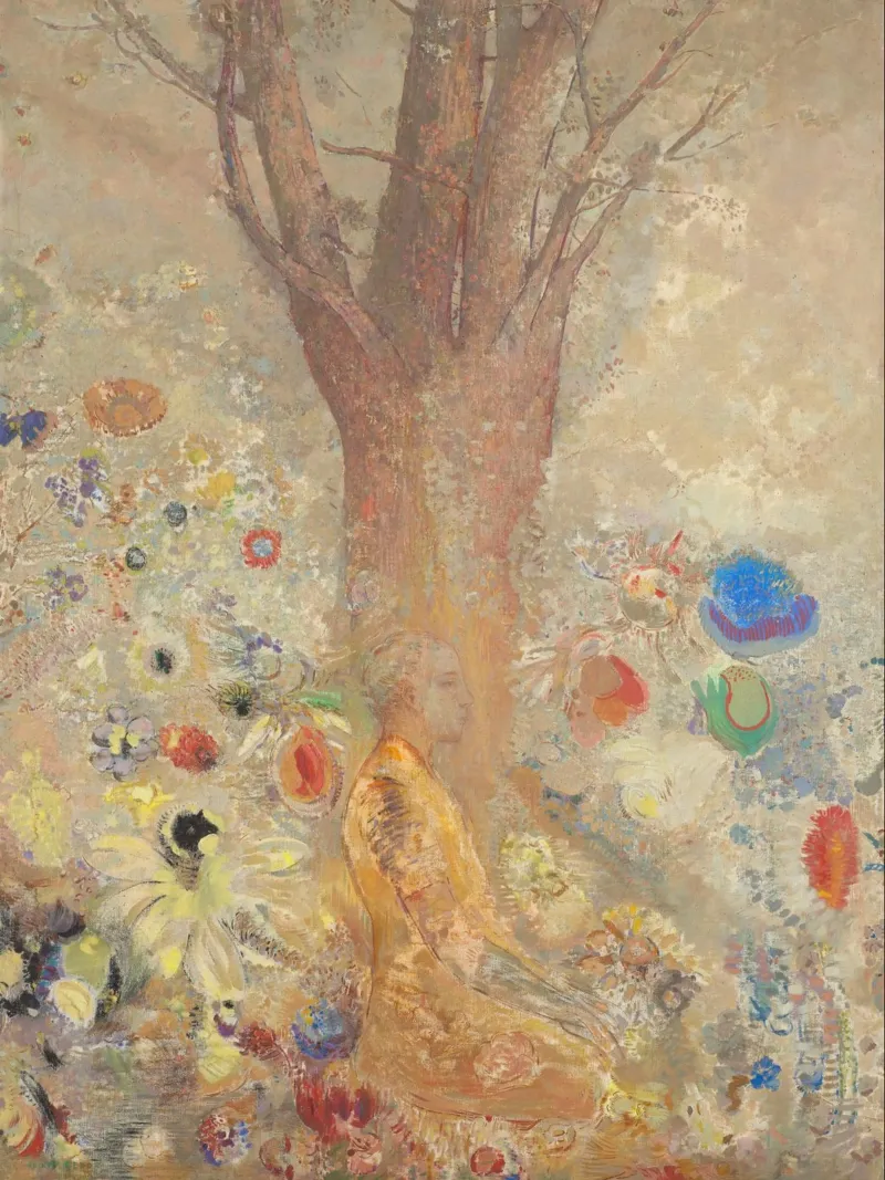 Odilon Redon - Buda en su juventud metacrilato de Timeless Artworks