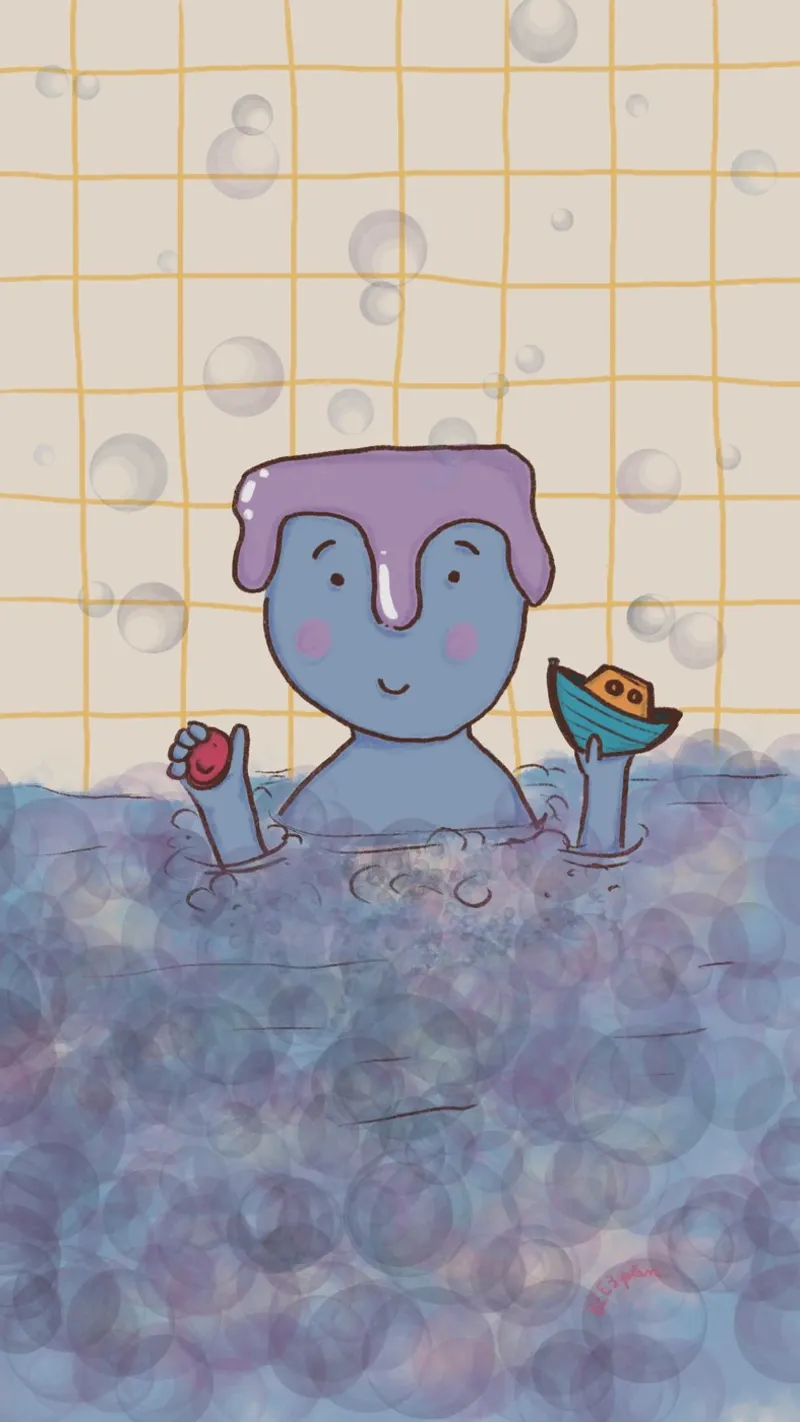 Il tempo del bagno carta hahnemühle da Beeeplan