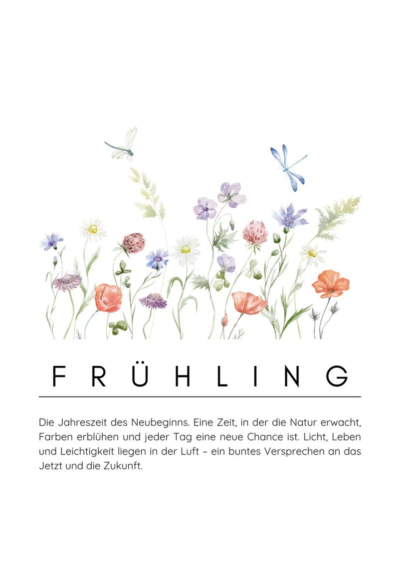 Frühling Poster von DigiWunderwerk