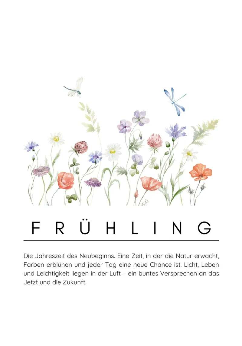 Frühling poster da DigiWunderwerk