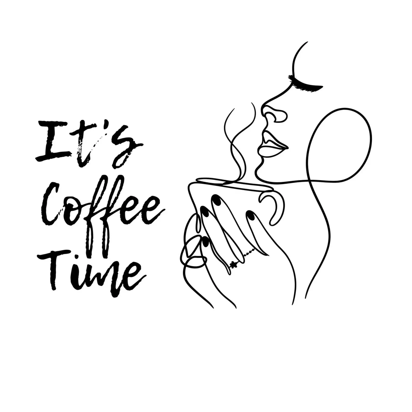 It's Coffee Time plexiglass da DigiWunderwerk