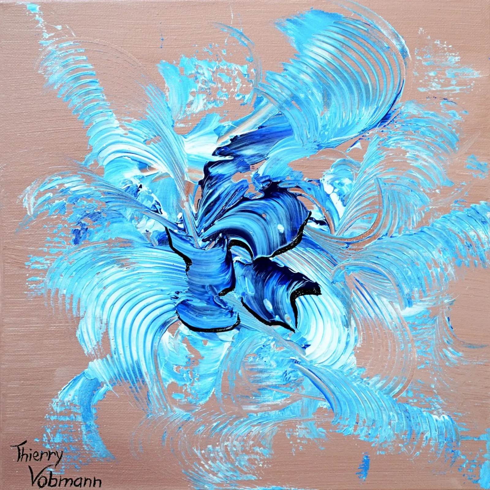3D DREAM poster con telaio in plastica da Thierry Vobmann Abstract painting
