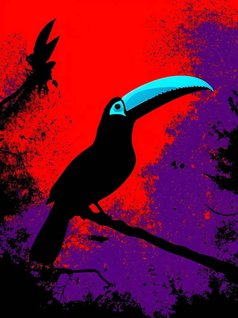 Tucano - Pop Art pellicola backlit da ColorCrash Gallery