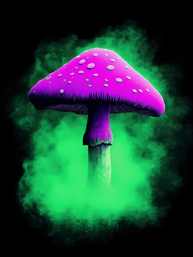 Fungo - Pop Art pellicola backlit da ColorCrash Gallery