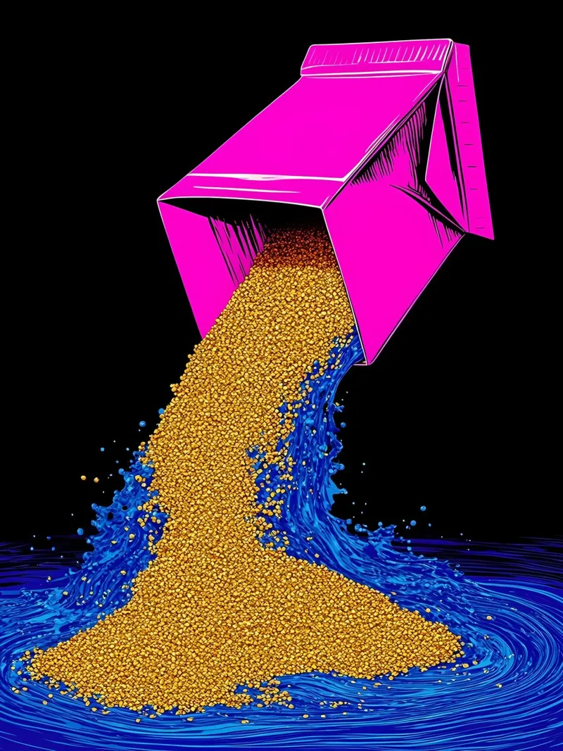 Miscelazione - Pop Art pellicola backlit da ColorCrash Gallery