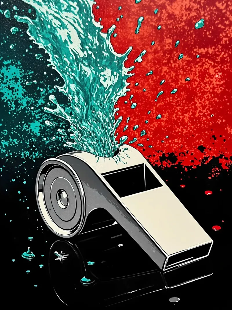 Schizzi di fischietto - Pop Art carta hahnemühle da ColorCrash Gallery