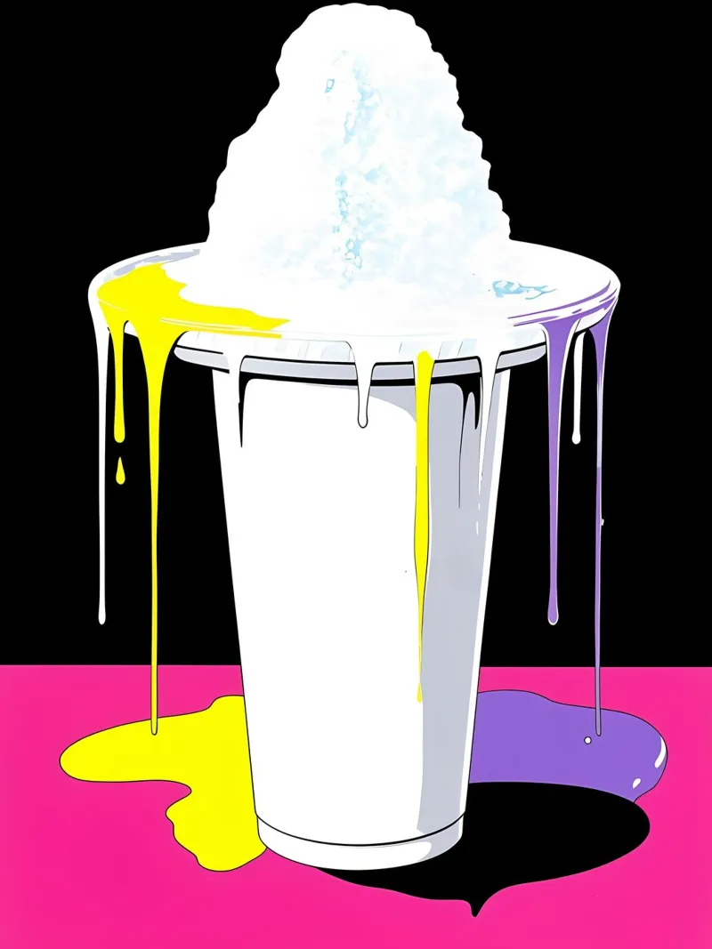 Rinfresco - Pop Art pellicola backlit da ColorCrash Gallery