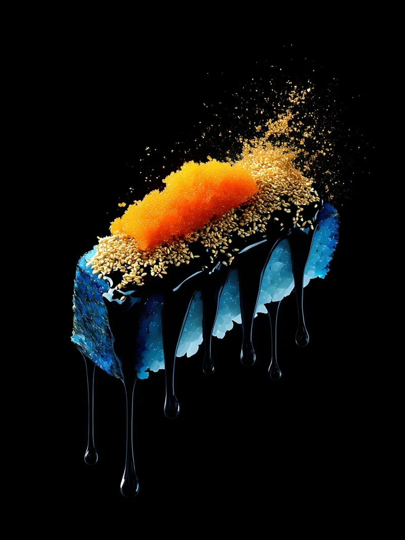 Sushi - Pop Art poster da ColorCrash Gallery