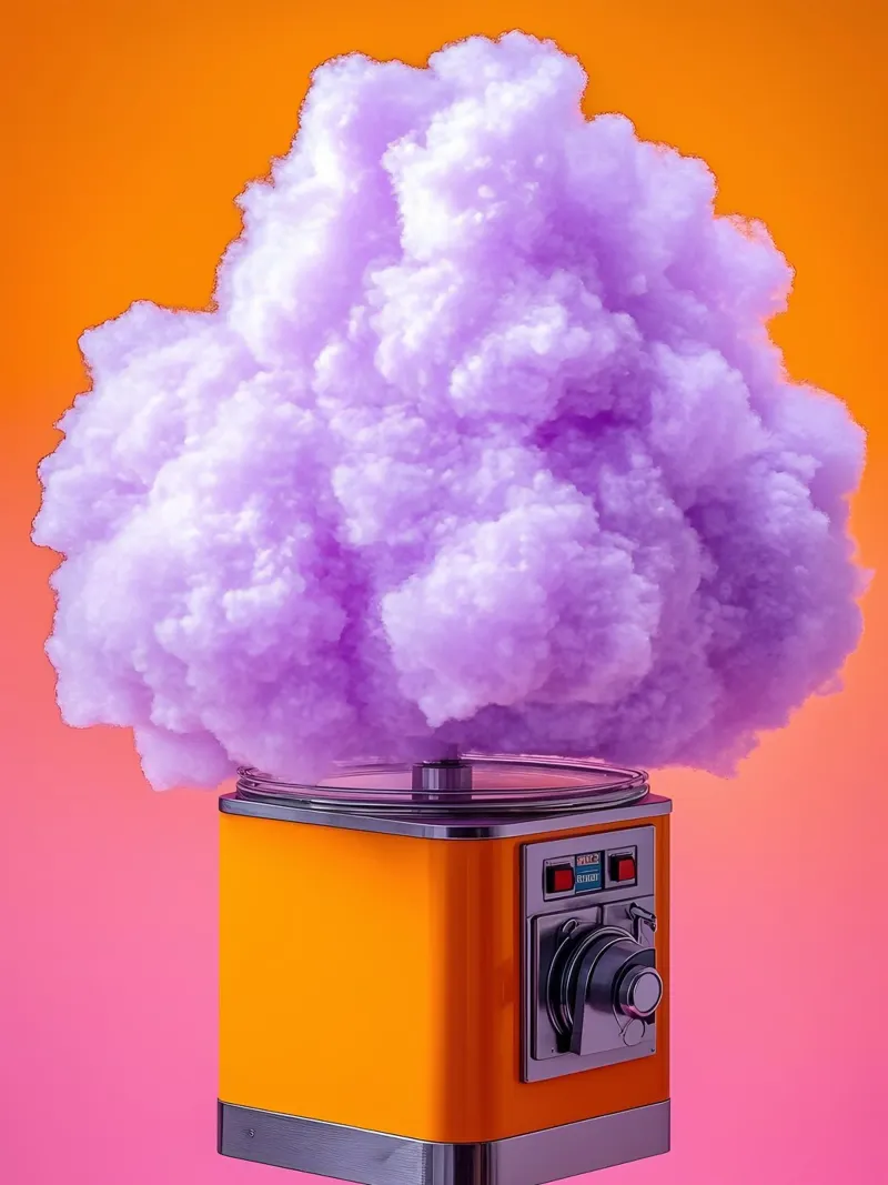 Máquina de algodón de azúcar - Pop Art hahnemühle de ColorCrash Gallery