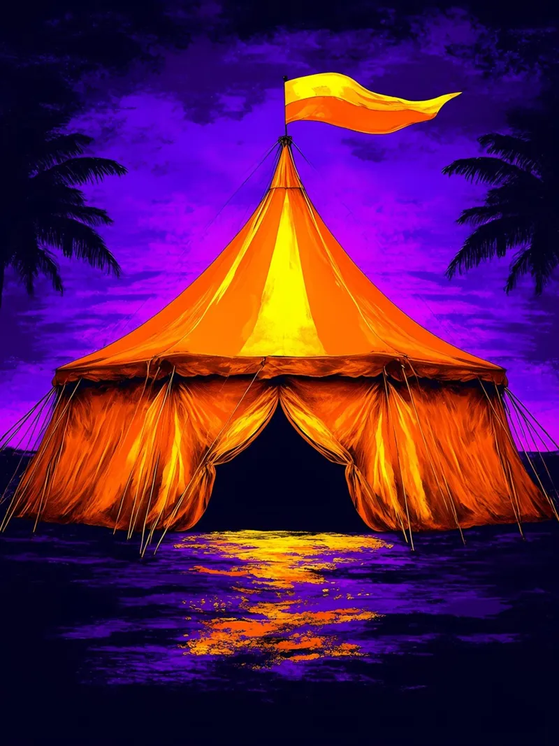 Circo - Pop Art pellicola backlit da ColorCrash Gallery