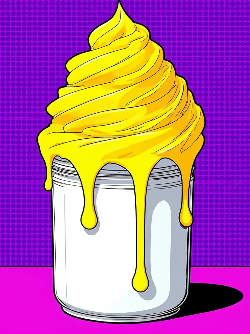 Gelato - Pop Art pellicola backlit da ColorCrash Gallery