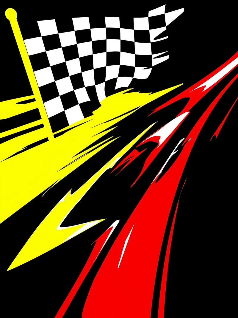Corsa - Pop Art pellicola backlit da ColorCrash Gallery