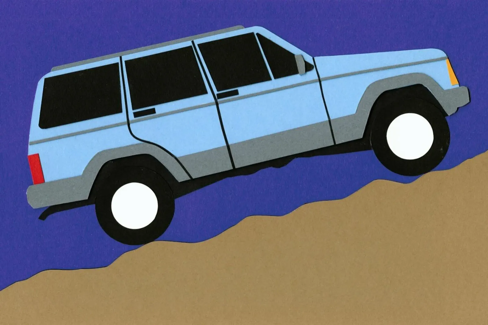 Blue SUV carta hahnemühle da Rosi Feist