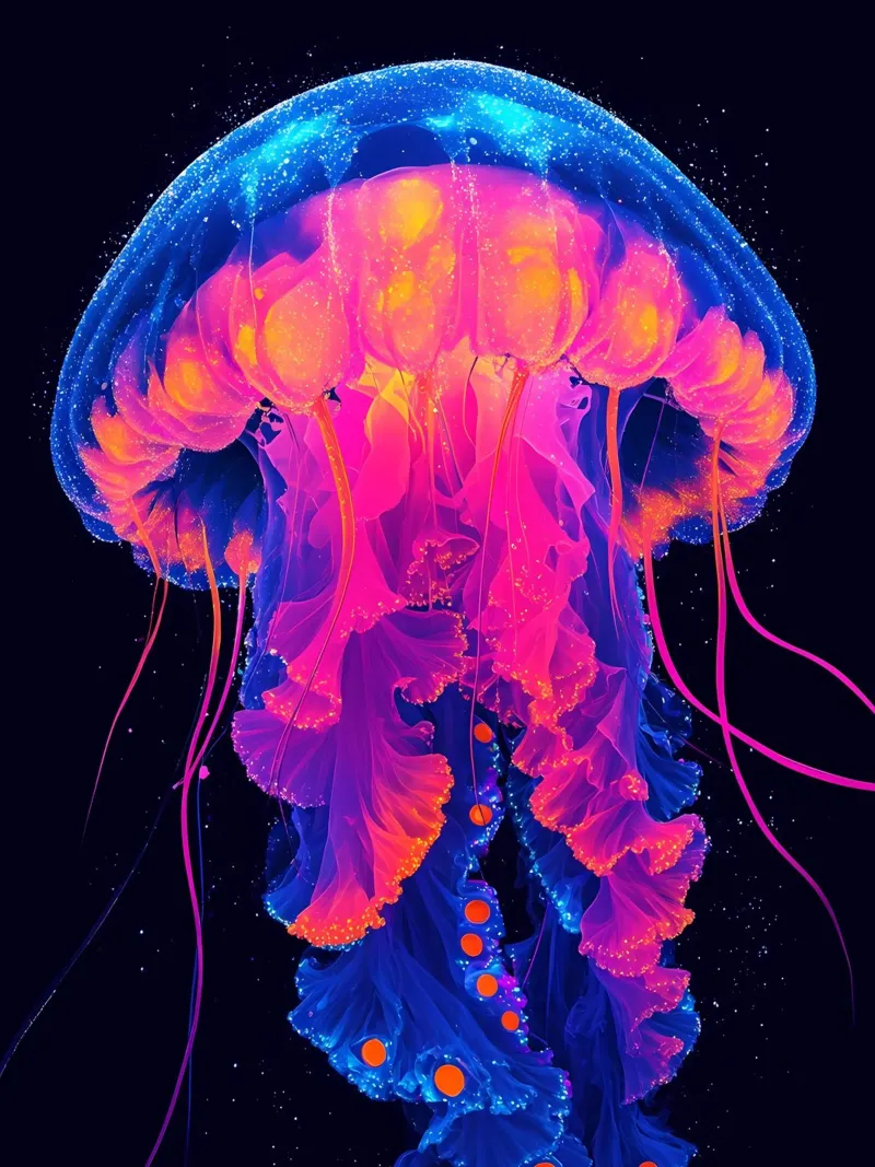 Meduse - Pop Art pellicola backlit da ColorCrash Gallery