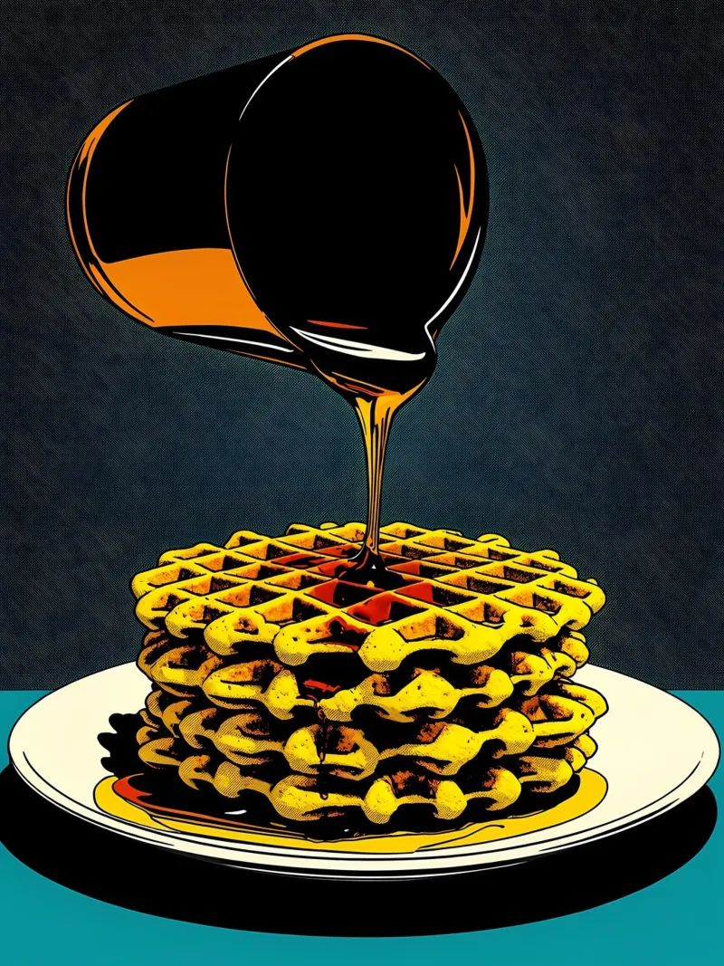 Cialde - Pop Art pellicola backlit da ColorCrash Gallery