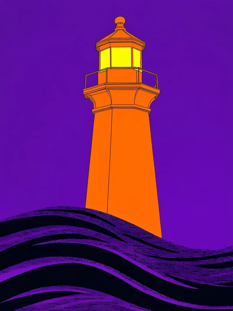 Faro - Pop Art pellicola backlit da ColorCrash Gallery