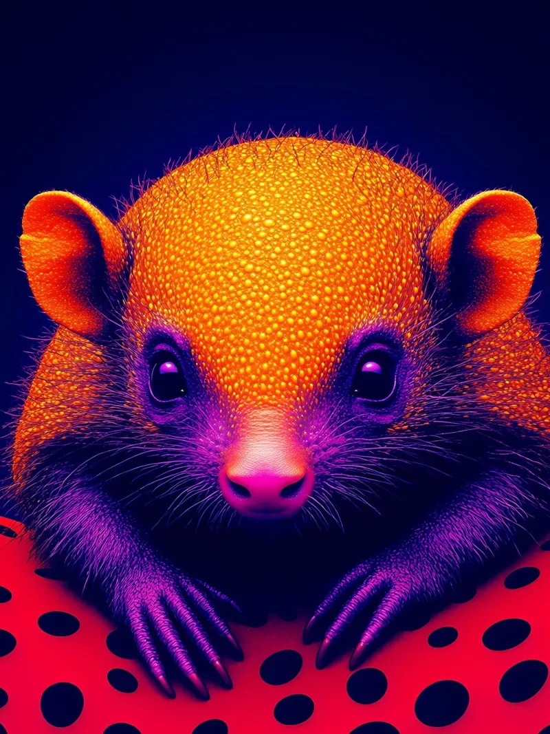 Riccio - Pop Art pellicola backlit da ColorCrash Gallery