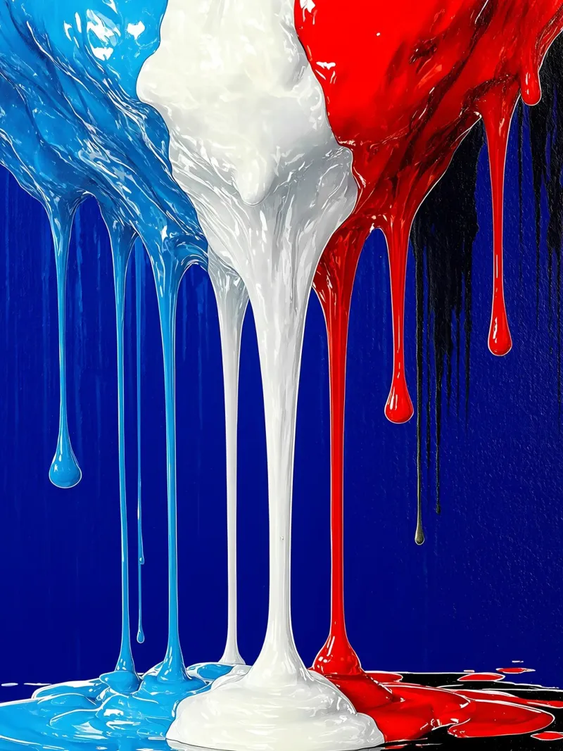 Gocciolamento di vernice - Pop Art pellicola backlit da ColorCrash Gallery