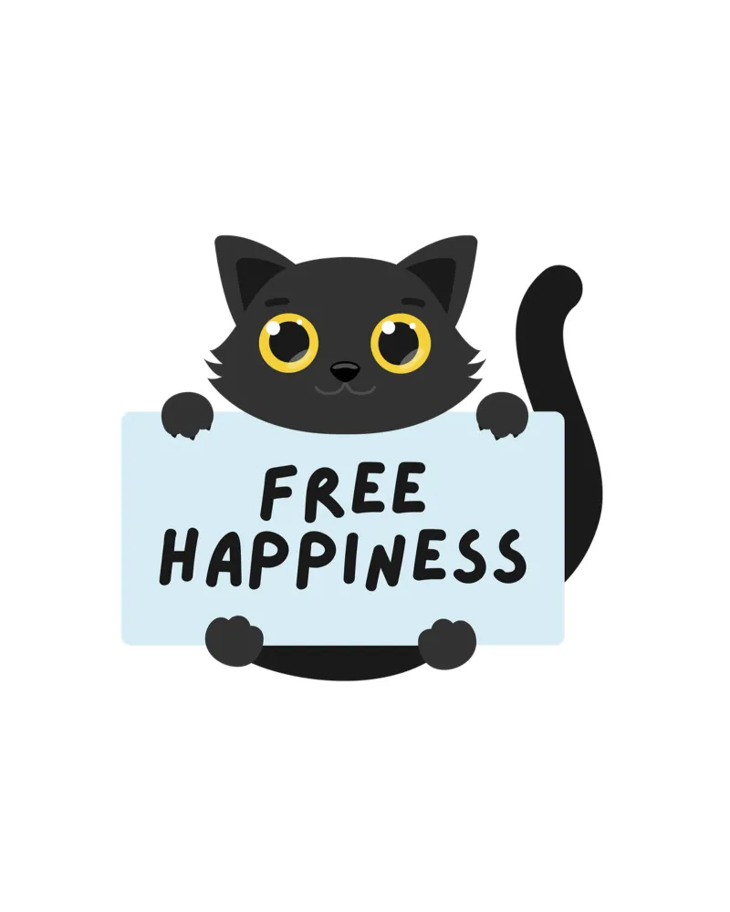 felicità libera poster con telaio in plastica da khoailang