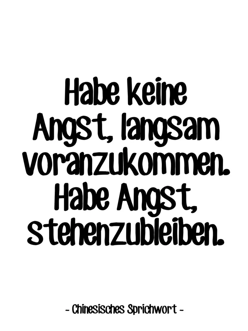 Zitat Proverbe Chinois Hahnemühle von Wall of Words