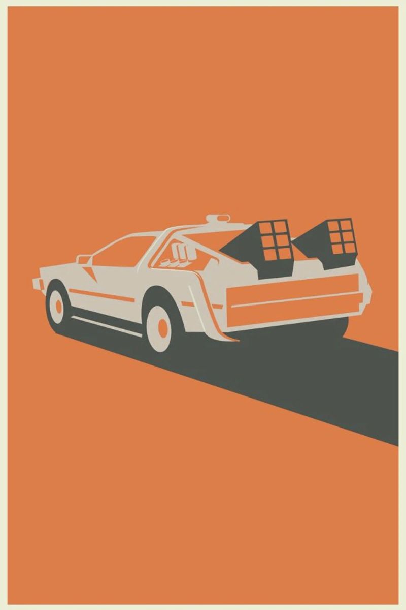 Back to the Future poster by Bruno Morphet