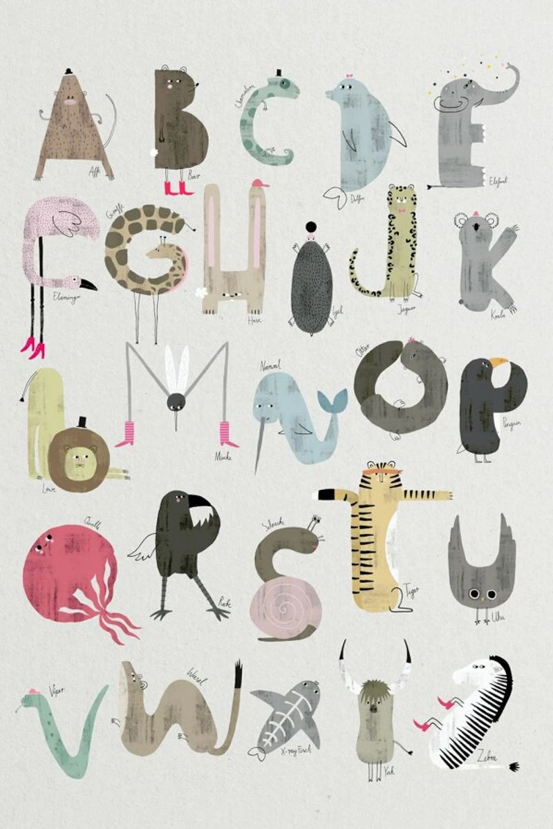 ABC Kids poster by typealive