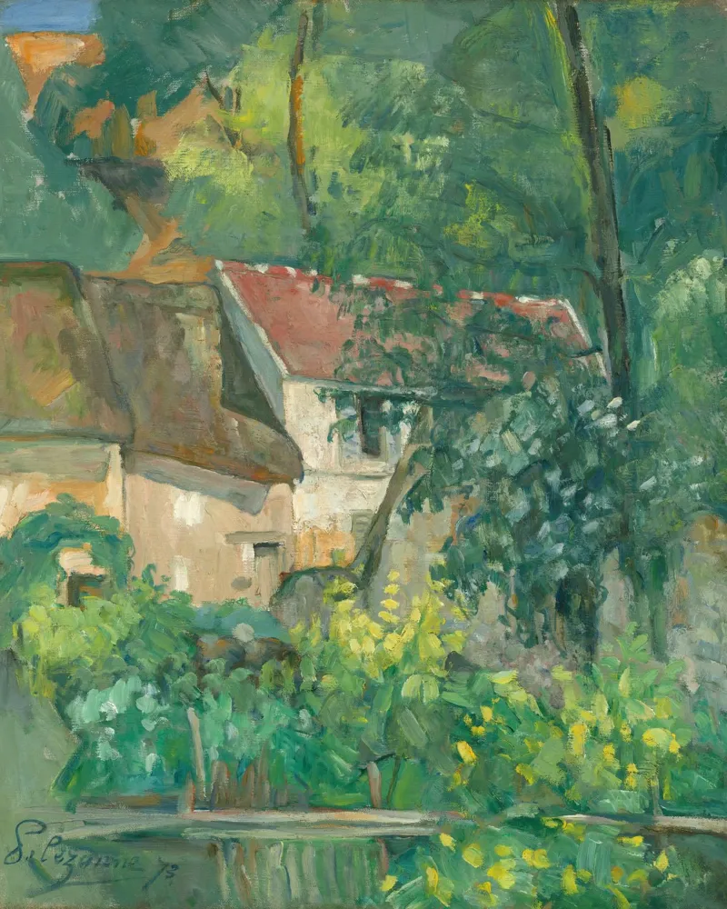 Paul Cézanne - Casa Père Lacroix pellicola backlit da William Store