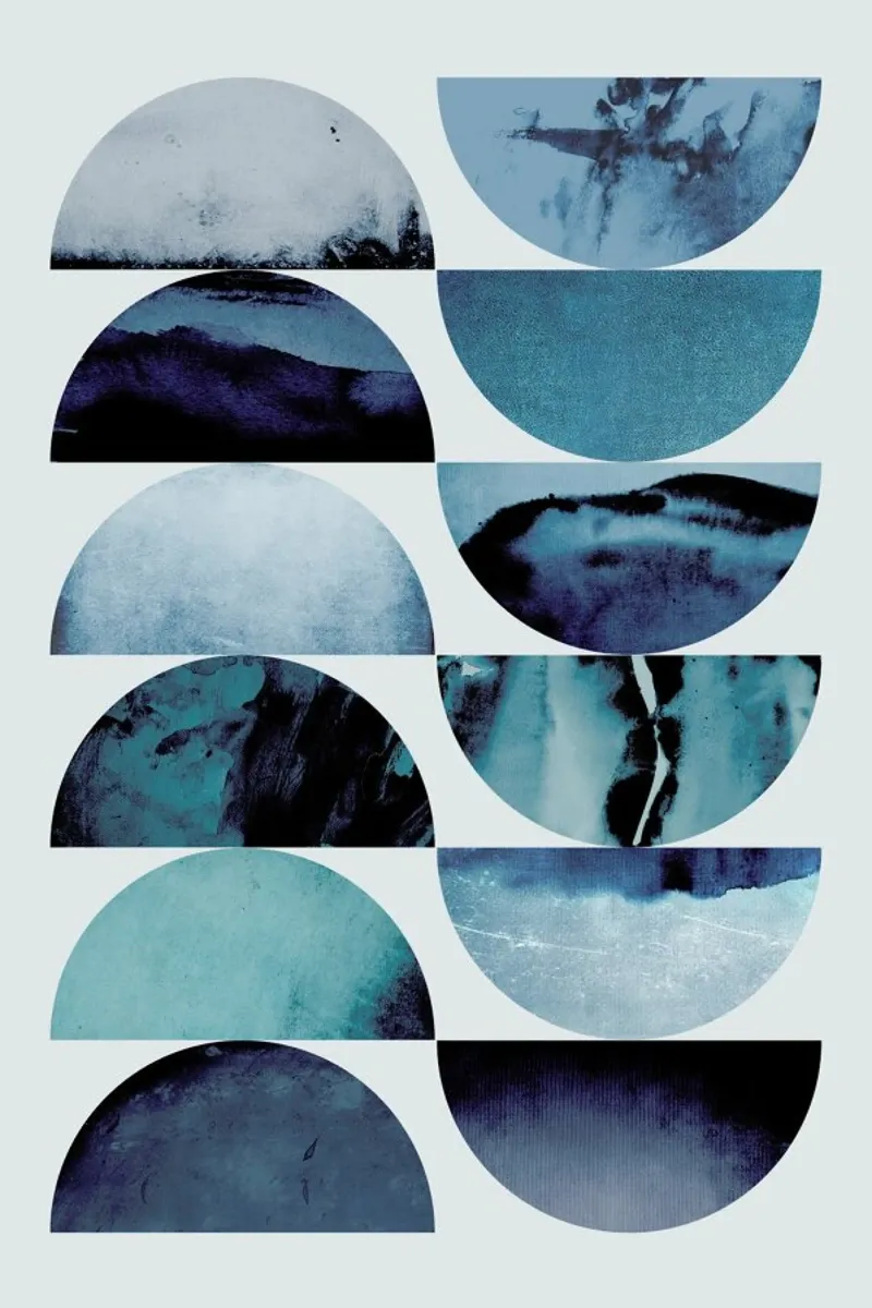 Graphic 40 X poster con telaio in legno da Mareike Böhmer