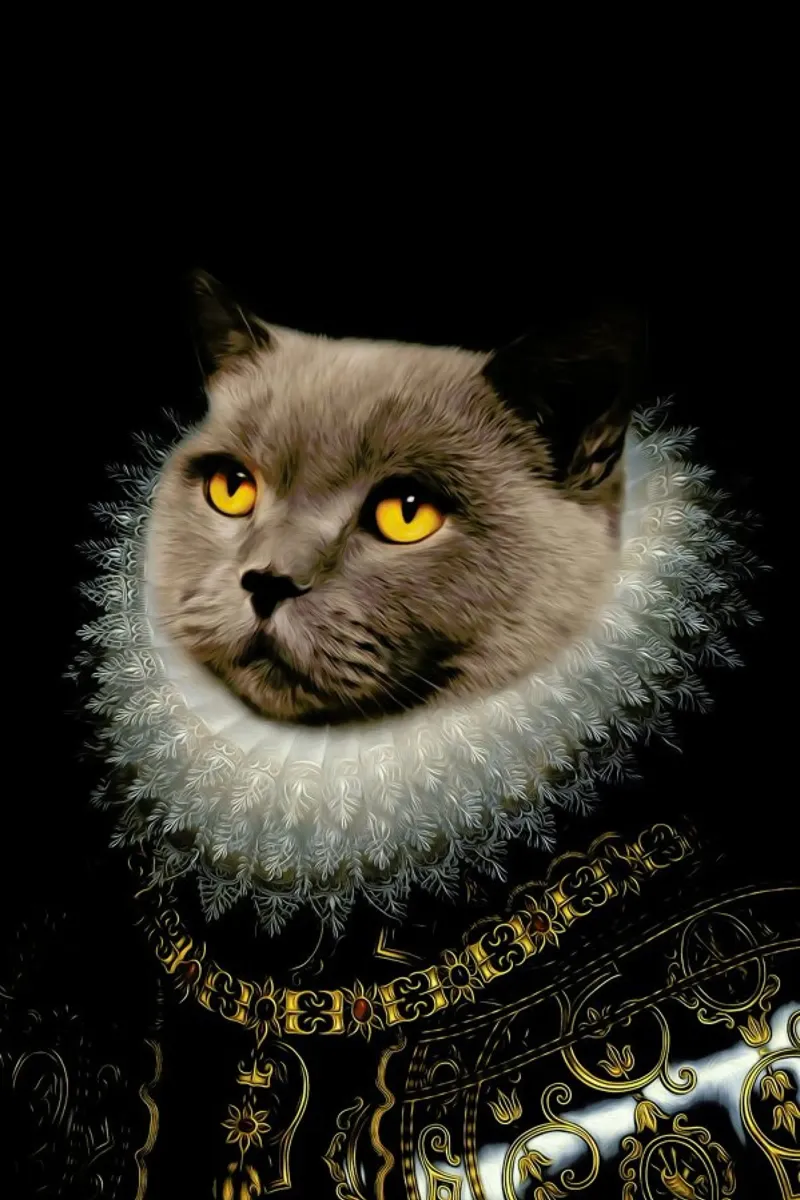Golden Eyes poster con telaio in plastica da Tein Lucasson