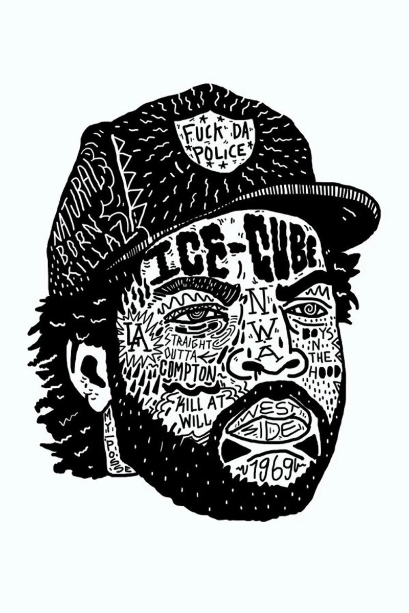 Ice Cube poster by Nick Cocozza