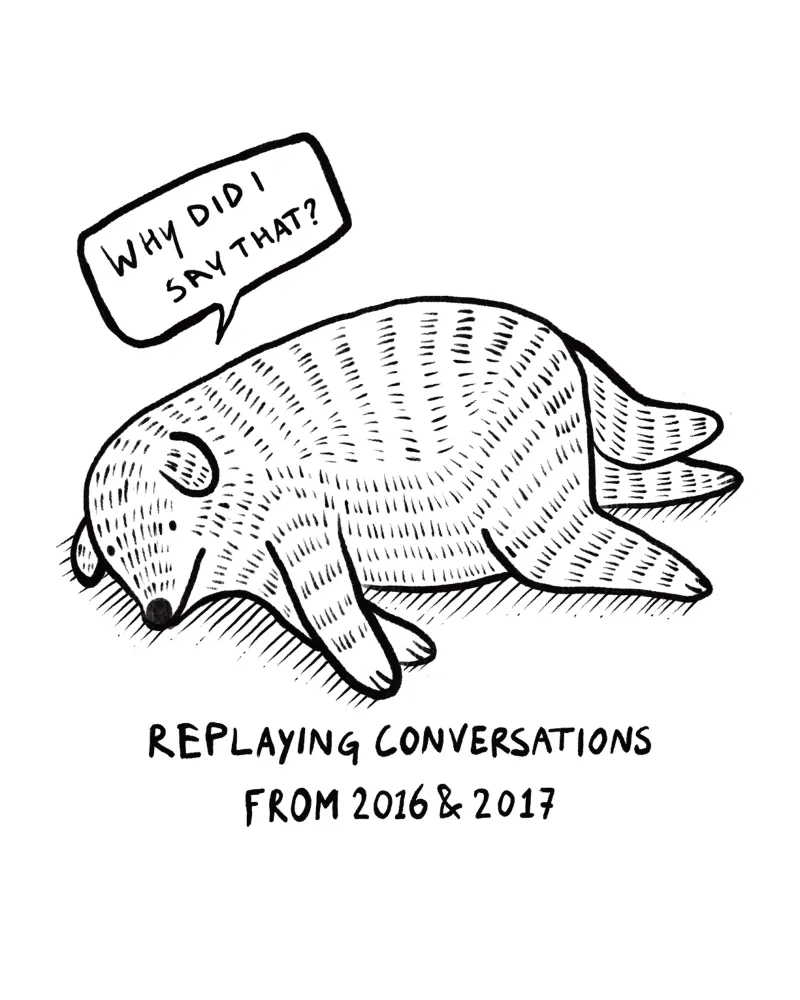 Replaying conversations from 2016&2017 canvas by Studio Patruschka