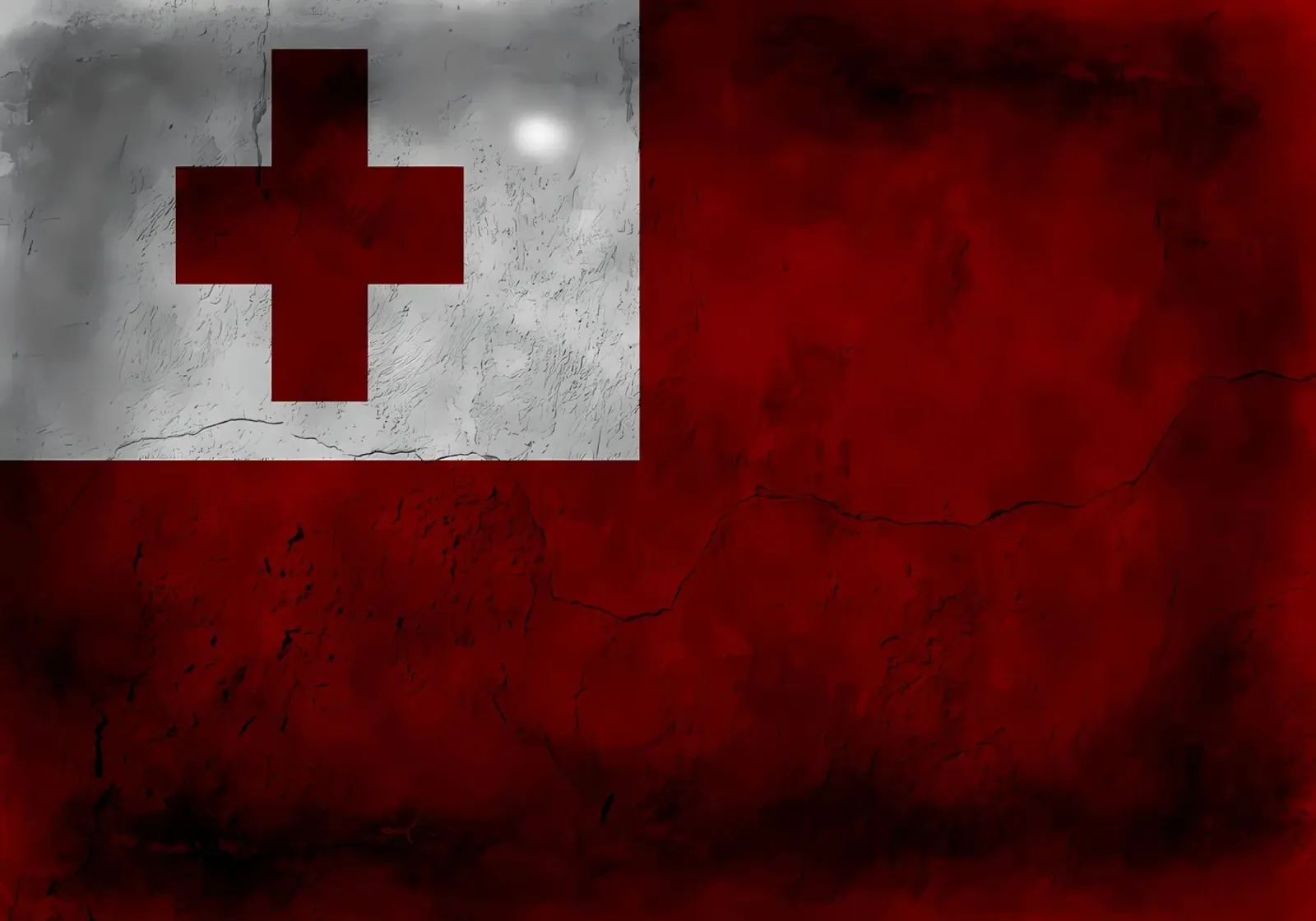 Bandiera vintage di Tonga poster da Joshua A Holmes