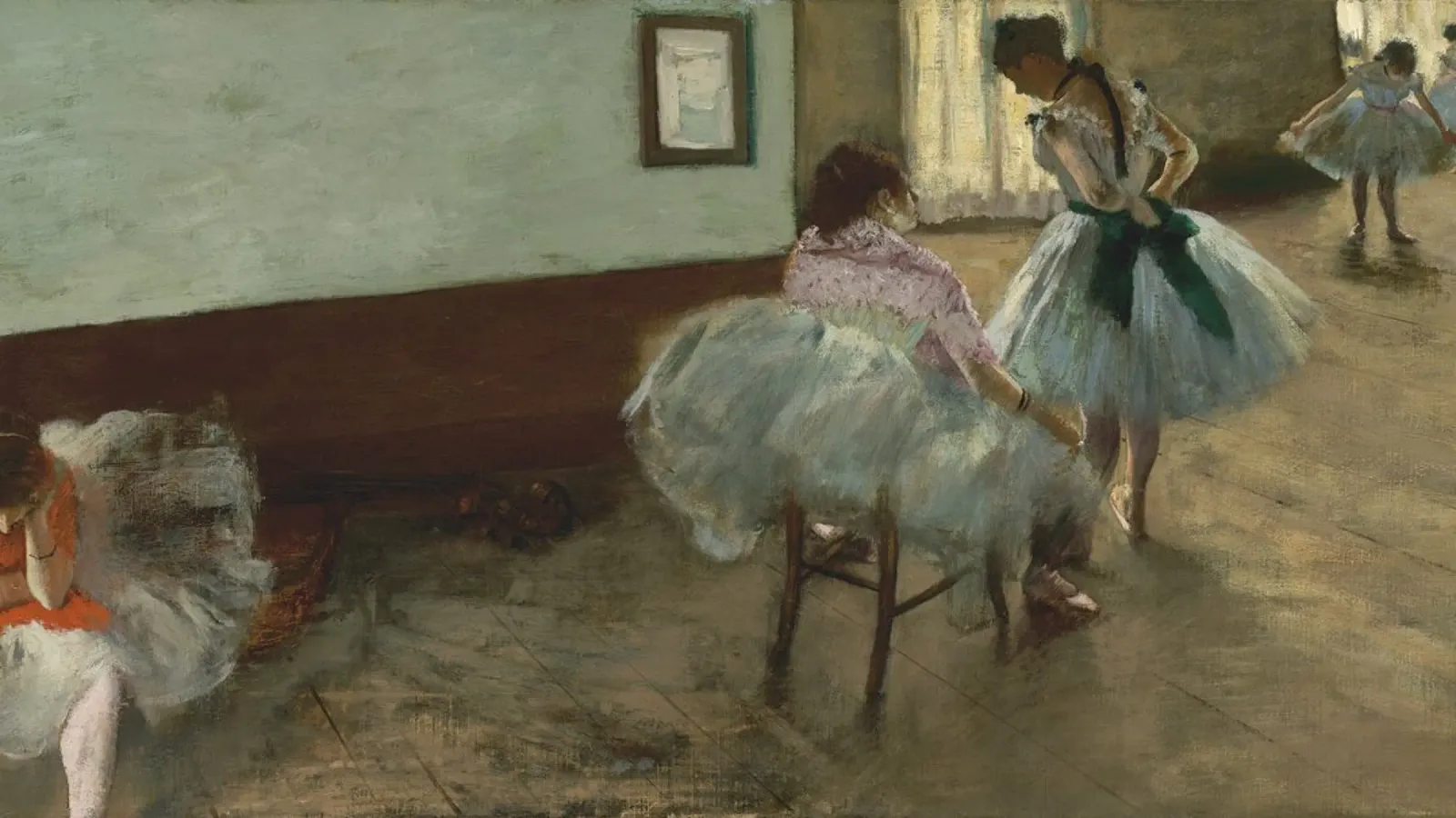 Edgar Degas - La lezione di danza, 1879 carta hahnemühle da Timeless Artworks