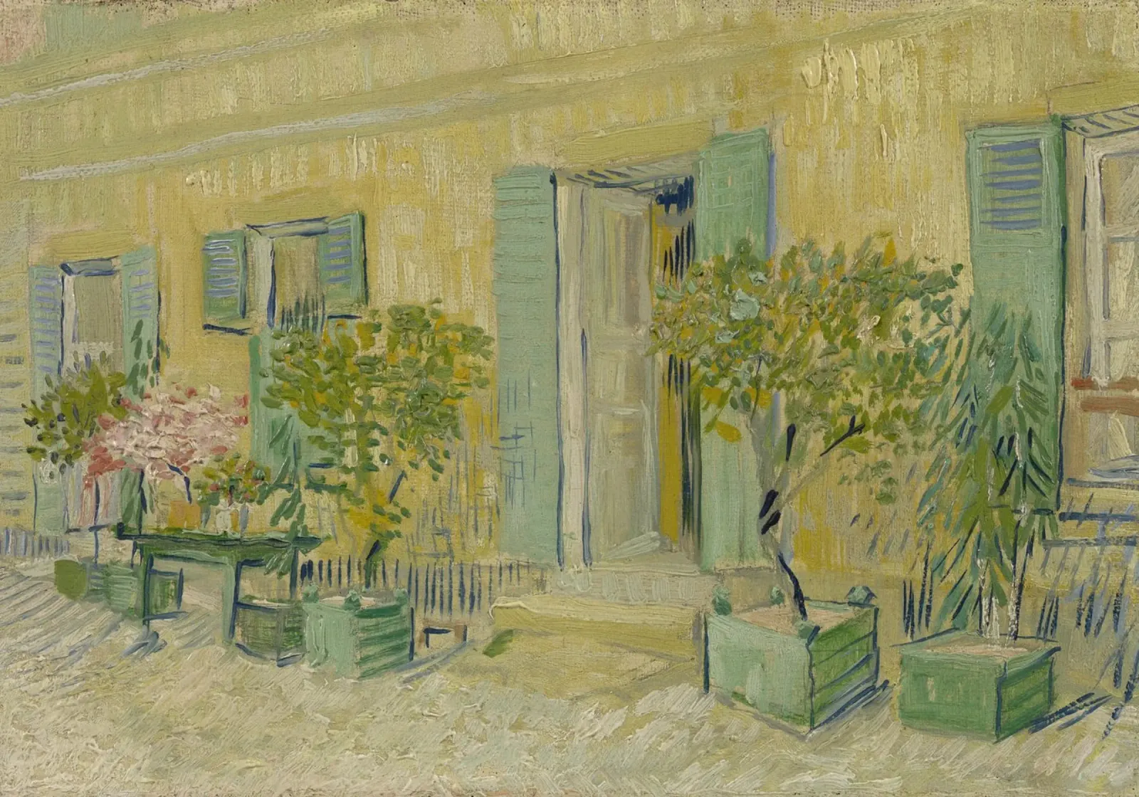 Vincent van Gogh - Esterno di un ristorante ad Asnières alluminio dibond da Timeless Artworks
