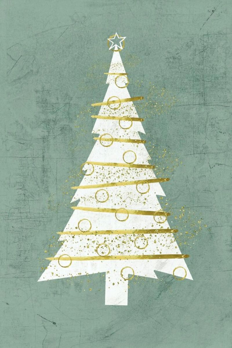 Der Weihnachtsbaum Poster von Monika Strigel