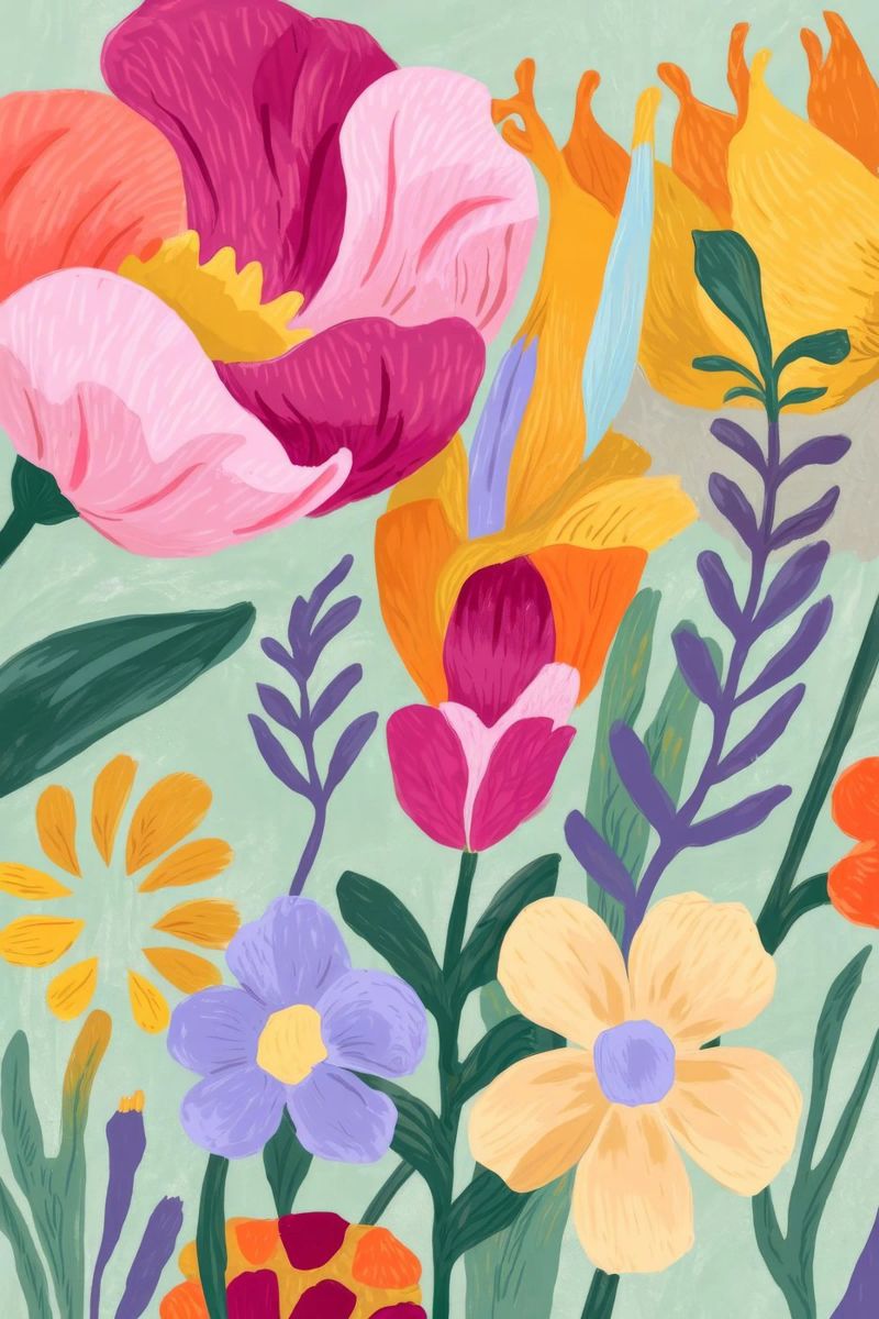 Floral Close-Up Poster von Seren Liodra