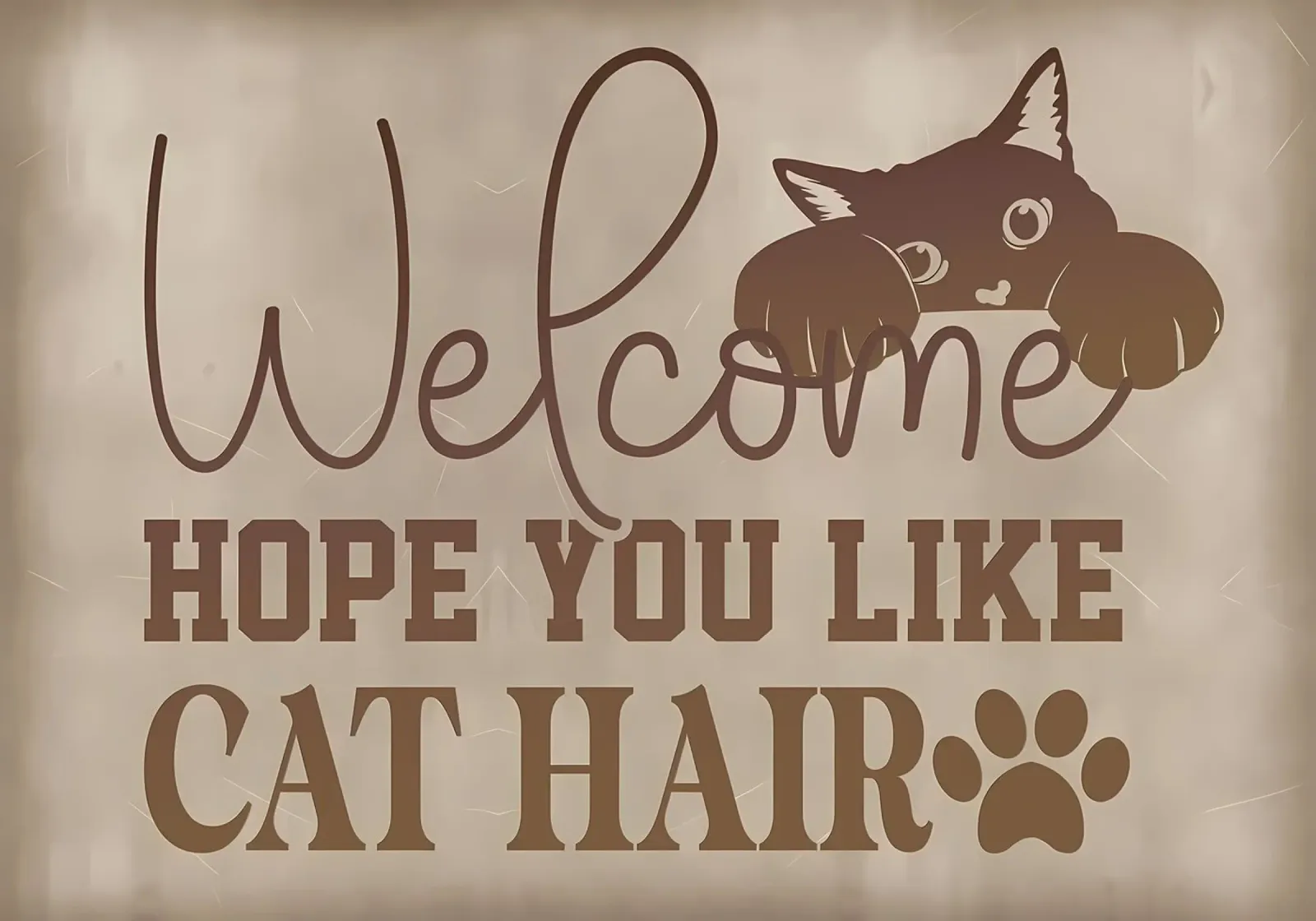 Espero que te guste el pelo de gato lienzo de Monique A Hooper