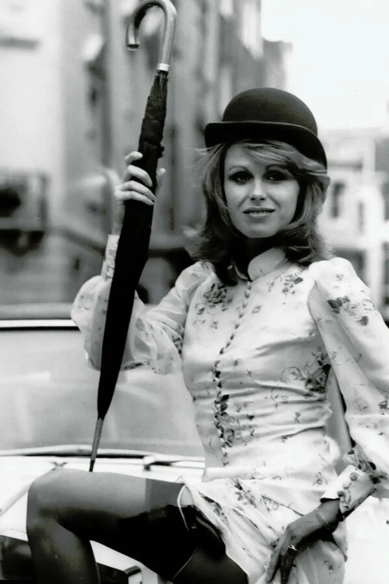 Joanna Lumley as the new 'Avengers' girl hahnemühle by Gallery Print and Art Limited