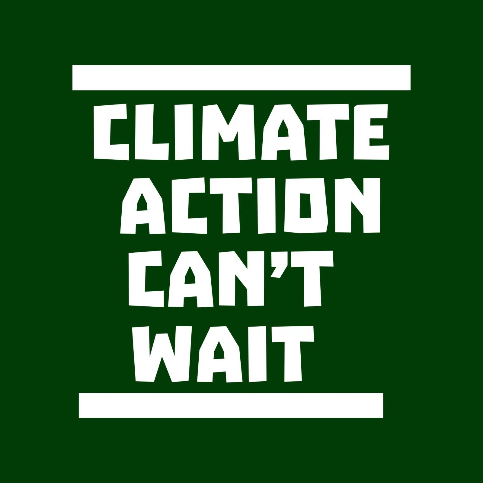 Climate action can't wait plexiglass da greencitiesmovement