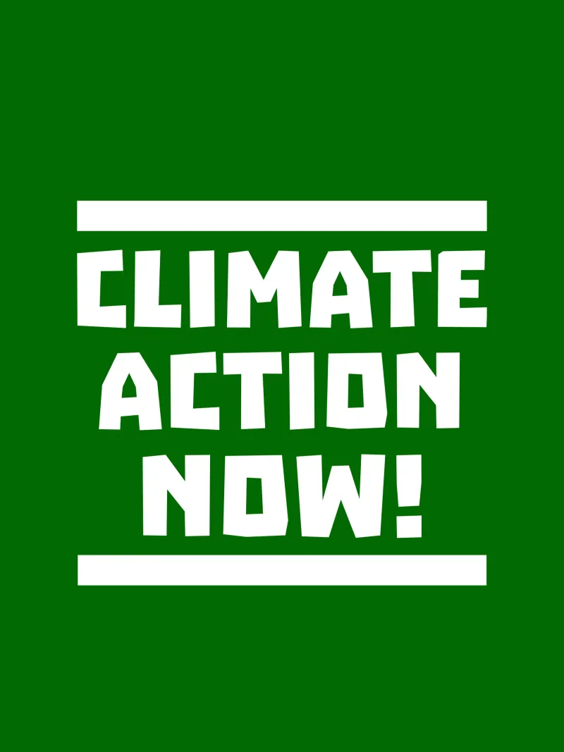 Climate action now pellicola backlit da greencitiesmovement