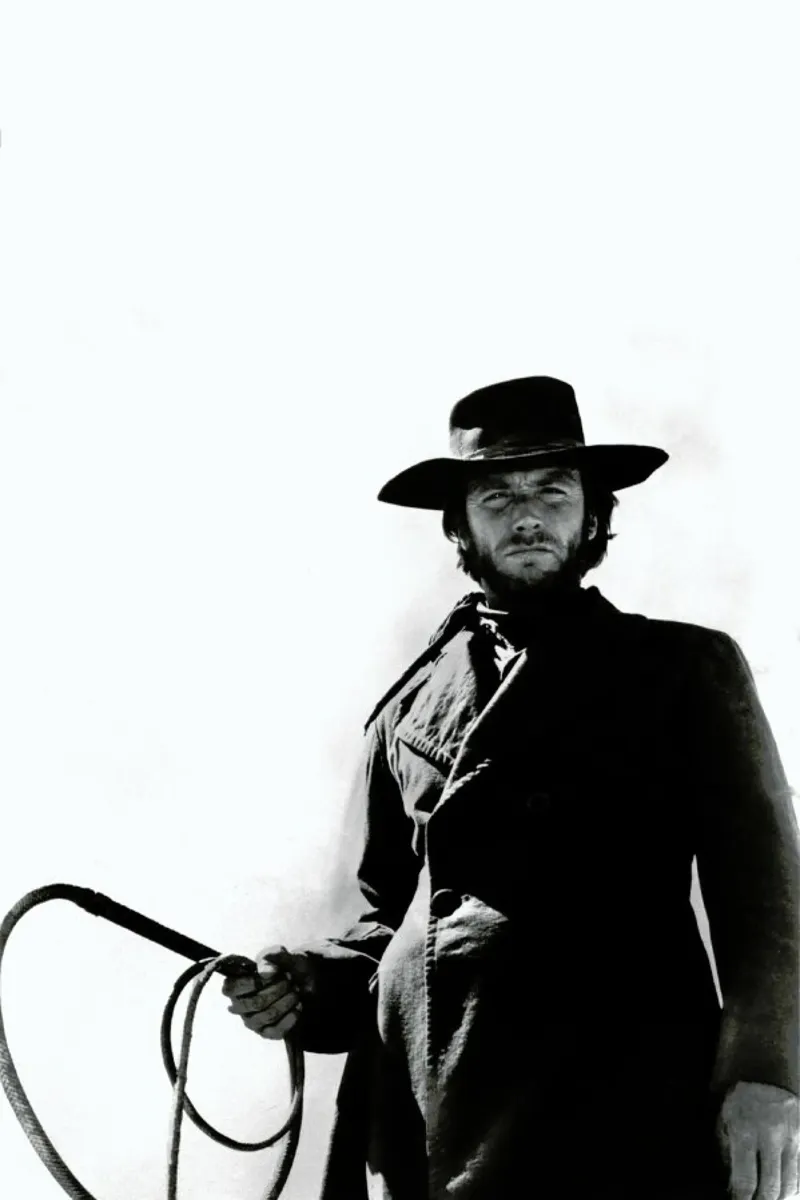 Clint Eastwood as 'The Stranger' pellicola backlit da Gallery Print and Art Limited