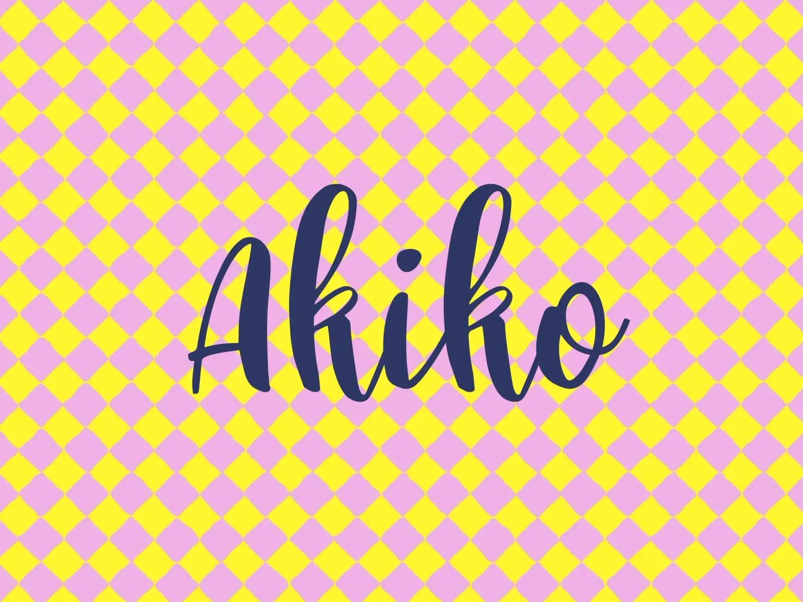 Rosa arlecchino giallo poster con telaio in alluminio da All Colours