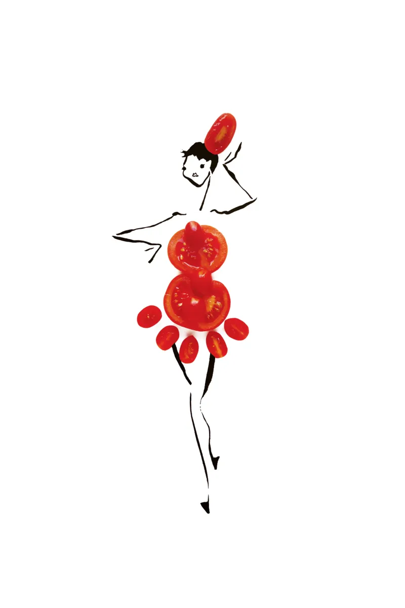 You Say Tomato, I Say Tomato acrylic glass by Gretchen Roehrs