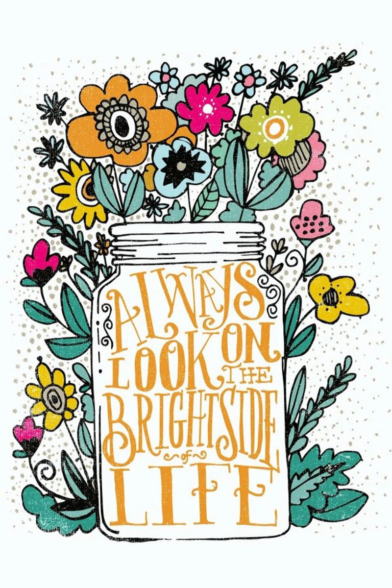 always look on the bright side tela da Matthew Taylor Wilson
