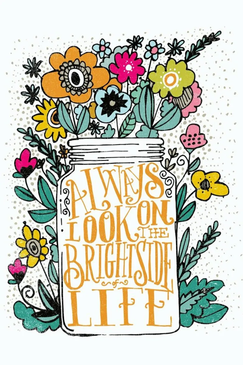 always look on the bright side tela da Matthew Taylor Wilson