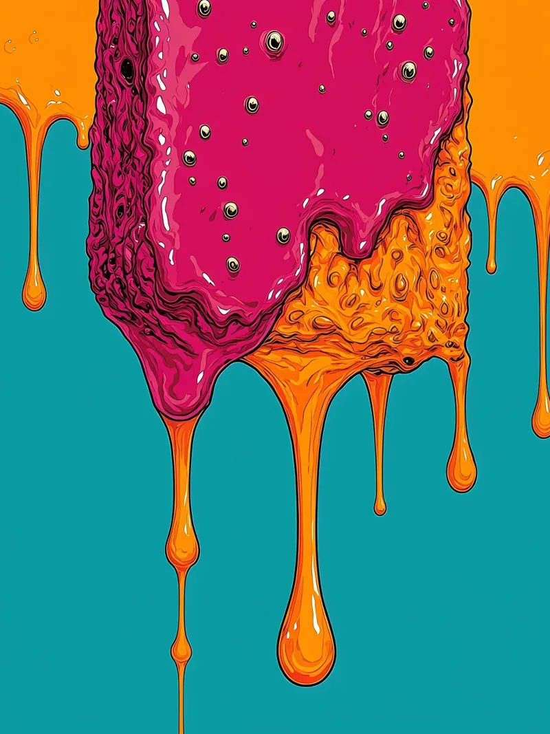 Melting Chocolate - Pop Art hahnemühle by ColorCrash Gallery