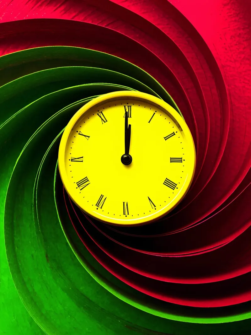 Orologio - Pop Art pellicola backlit da ColorCrash Gallery