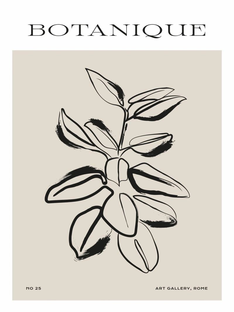 Botanique No 01 poster by treechild